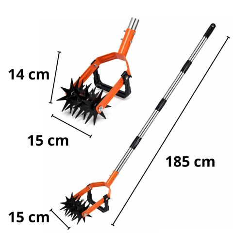 Opielacz Ogrodowy Obrotowy Do Pielenia Spulchniania Gleby Regulowany