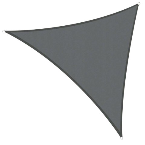 Żagiel Ogrodowy Przeciwsłoneczny Wodoodporny Trójkąt Szary 400x400 cm