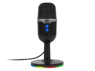 BLOW MIKROFON STUDYJNY Z PODSTAWKĄ LED