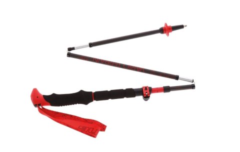 Kije trekkingowe składane VIKING Spider FS Trekking 35-130cm, czerwone