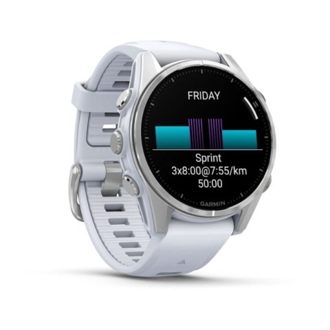 Zegarek Garmin Fenix 8, 43mm AMOLED Whitestone