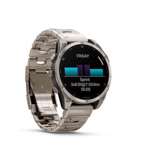 Zegarek Garmin Fenix 8 Sapphire Titanium, 47mm AMOLED