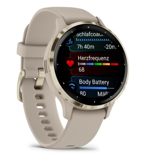Zegarek Garmin Venu 3S, 41mm AMOLED French Grey