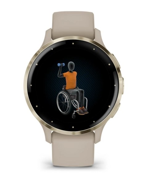 Zegarek Garmin Venu 3S, 41mm AMOLED French Grey