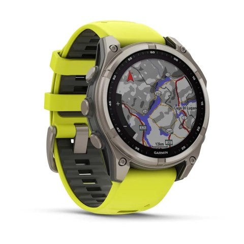Zegarek sportowy Garmin Fenix 8 Solar Sapphire AMOLED 47mm Tytanowy