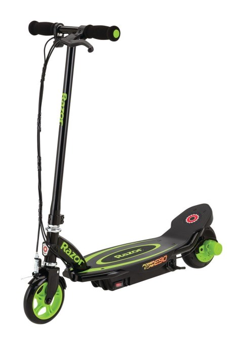 Hulajnoga elektryczna Razor E90 Power Core 13173802 (kolor czarny, kolor zielony) (WYPRZEDAŻ)