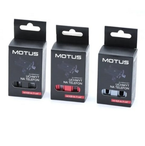 Uchwyt na telefon do roweru Motus, czerwony (MOTHAM02R)