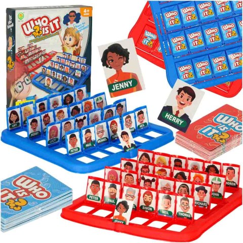 Gra pamięciowa Zgadnij kto to? tablice + karty Kik Sp. z o. o. Sp. k.