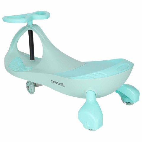 Jeździk grawitacyjny LED Swing Fix S3 świecące koła miętowy Kik Sp. z o. o. Sp. k.