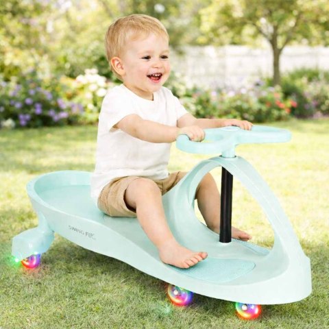 Jeździk grawitacyjny LED Swing Fix S3 świecące koła miętowy Kik Sp. z o. o. Sp. k.