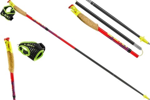 Kije trekkingowe LEKI TRL Ultratrail FX ONE 115cm, czerwone