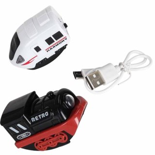 Klocki magnetyczne konstrukcyjne tor wyścigowy pociągi 101 elementów Kik Sp. z o. o. Sp. k.