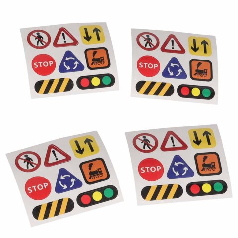 Klocki magnetyczne konstrukcyjne tor wyścigowy pociągi 140 elementów Kik Sp. z o. o. Sp. k.