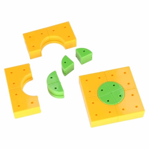 Klocki magnetyczne konstrukcyjne tor wyścigowy pociągi 140 elementów Kik Sp. z o. o. Sp. k.