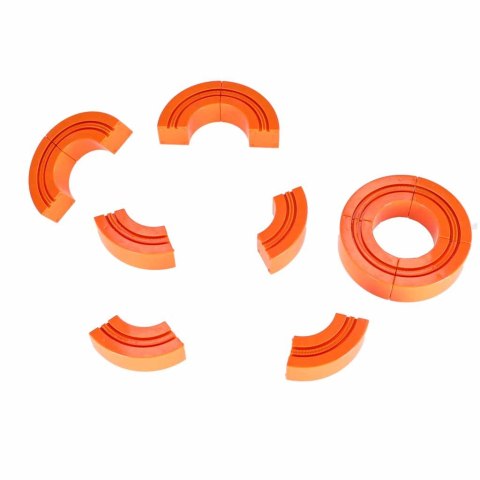 Klocki magnetyczne konstrukcyjne tor wyścigowy pociągi 140 elementów Kik Sp. z o. o. Sp. k.