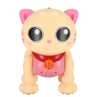 Kot kotek interaktywny zdalnie sterowany na pilota RC robot skacze różowy Kik Sp. z o. o. Sp. k.