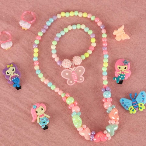 Kuferek zestaw kosmetyków do makijażu i paznokci makeup kosmetyki cienie lakiery szuflady syrenka Kik Sp. z o. o. Sp. k.