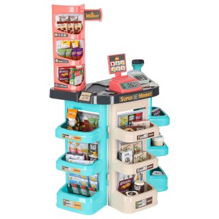 Sklep dla dzieci supermarket stragan wózek na zakupy akcesoria miętowy Kik Sp. z o. o. Sp. k.