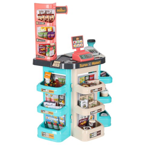 Sklep dla dzieci supermarket stragan wózek na zakupy akcesoria miętowy Kik Sp. z o. o. Sp. k.