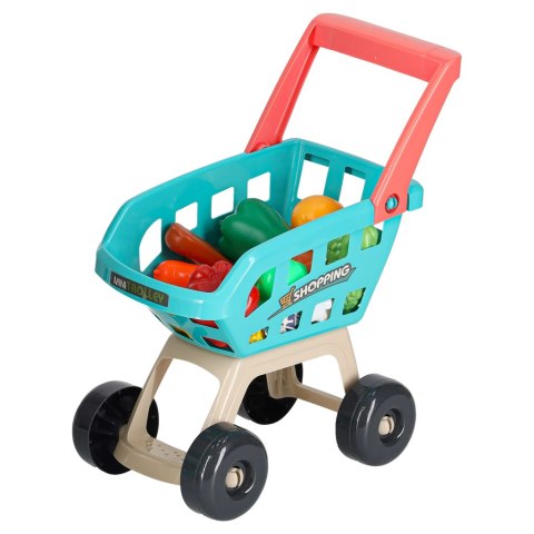 Sklep dla dzieci supermarket stragan wózek na zakupy akcesoria miętowy Kik Sp. z o. o. Sp. k.