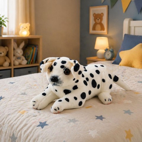 Pluszowy Piesek Dalmatyńczyk Przytulanka Maskotka Pluszak Pies Miękki 25 cm