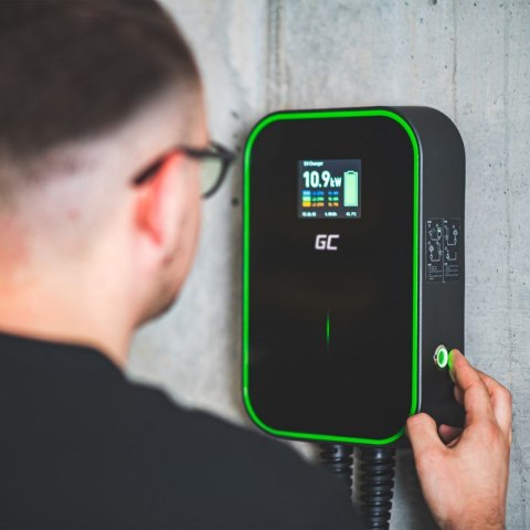 Ładowarka wallbox Green Cell EV PowerBox 22kW z kablem (OUTLET)