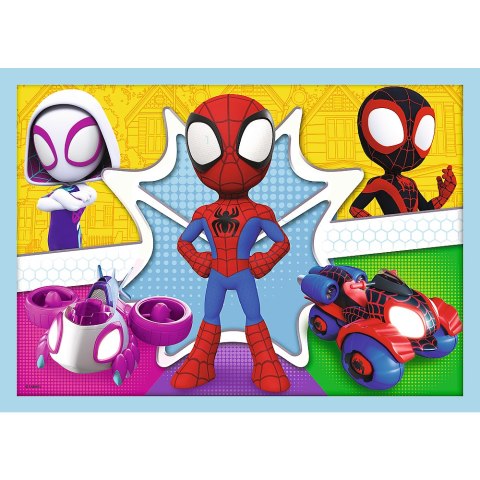 Puzzle - 4w1 (12, 15, 20, 24) - Ekipa Spiday"a - Trefl 34611