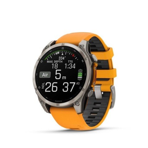 Zegarek Garmin Fenix 8 Sapphire Titan, 47mm AMOLED Graphite