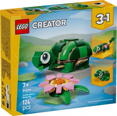 Klocki Creator 31377 Żółw i kwiat lilii wodnej