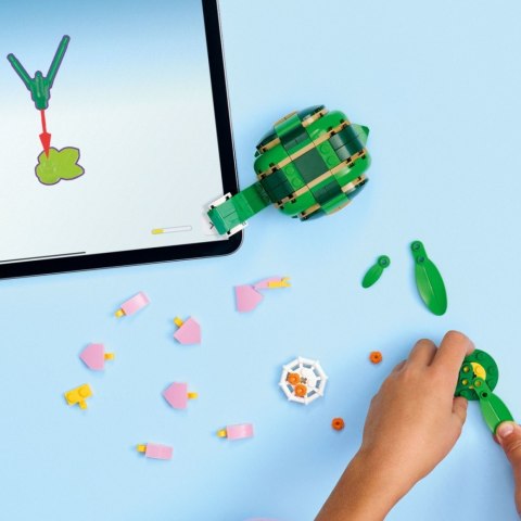 Klocki Creator 31377 Żółw i kwiat lilii wodnej