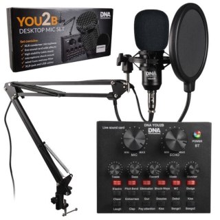 DNA YOU2B - Zestaw mikrofon interfejs audio, statyw