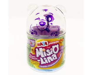 Masa plastyczna Misiolina 60g 1 foremka Niebieska