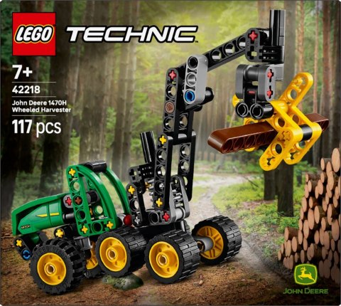 Klocki Technic 42218 Harwester kołowy John Deere 1470H