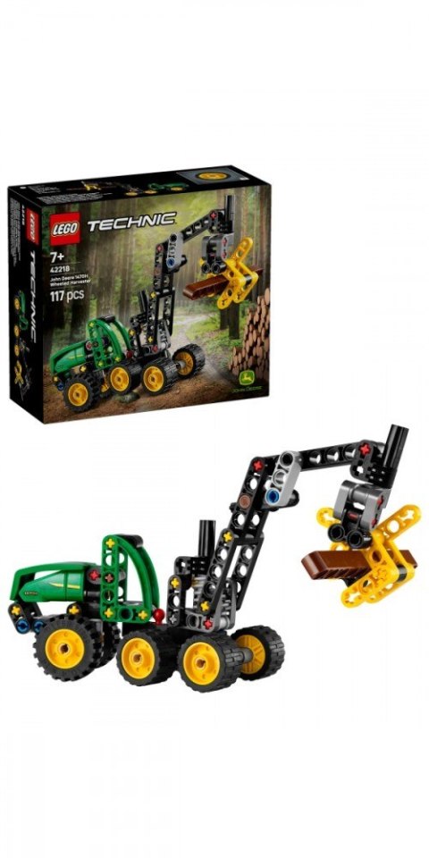 Klocki Technic 42218 Harwester kołowy John Deere 1470H