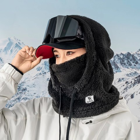 Kominiarka narciarska Qunature Arctic Velvet rozmiar M - czarna Qunature