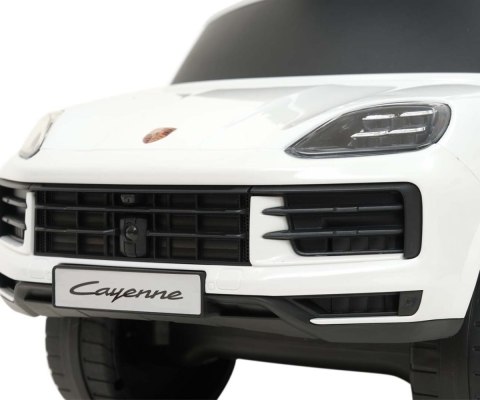 Jeździk z rączka Porsche Cayenne White biały