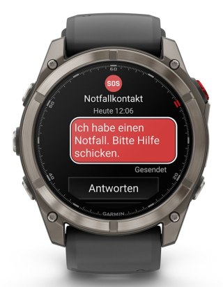 Zegarek Garmin Fenix 8 Pro Sapphire Titanium, 51mm AMOLED Black