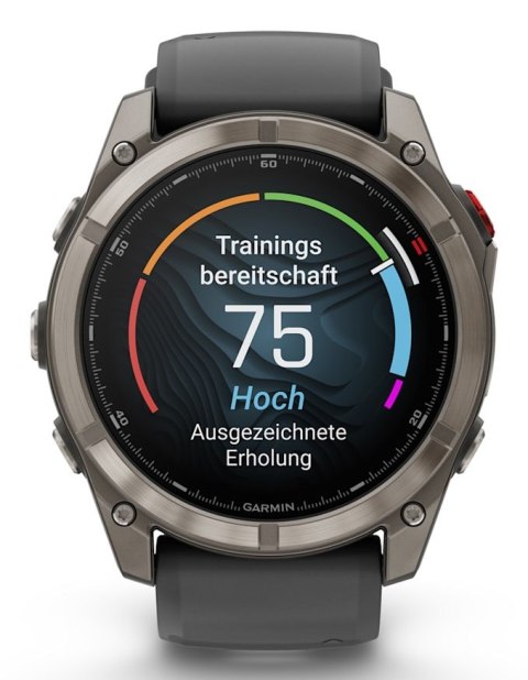Zegarek Garmin Fenix 8 Pro Sapphire Titanium, 51mm AMOLED Black