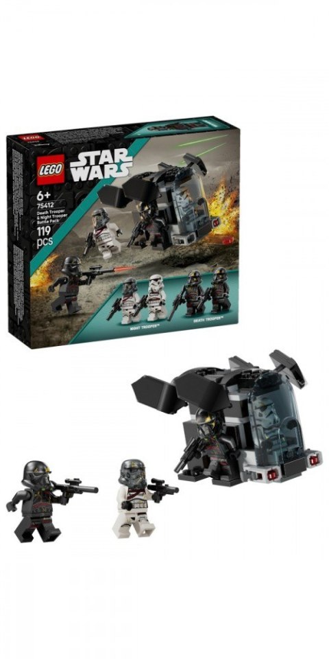 Klocki Star Wars 75412 Szturmowiec Śmierci i nocny szturmowiec - zestaw bitewny
