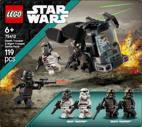 Klocki Star Wars 75412 Szturmowiec Śmierci i nocny szturmowiec - zestaw bitewny