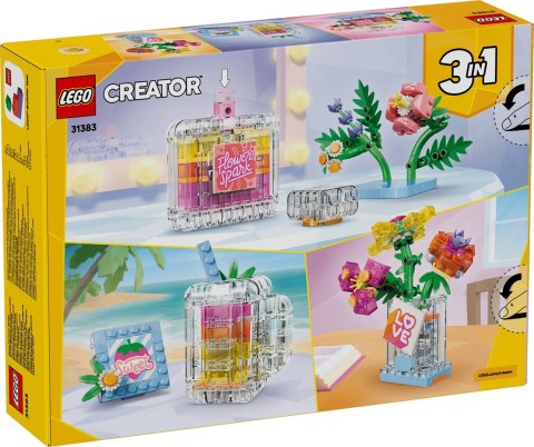 LEGO Creator 3w1 31383 - Flakon perfum z kwiatową ozdobą