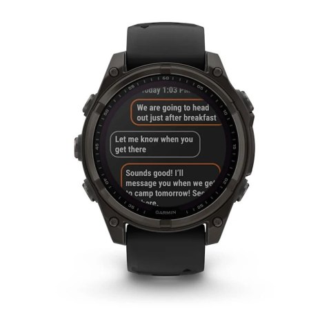 Garmin Fenix 8 47mm AMOLED Solar Sapphire Titanium Carb