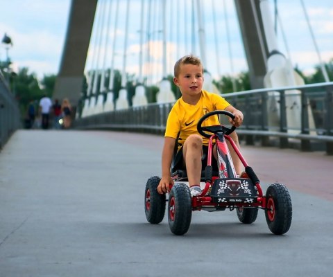 Gokart na pedały Thor Czarny