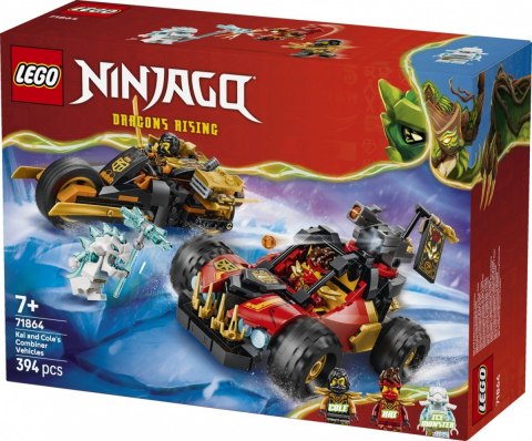 Klocki Ninjago 71864 Wielofunkcyjne pojazdy Kaia i Colea