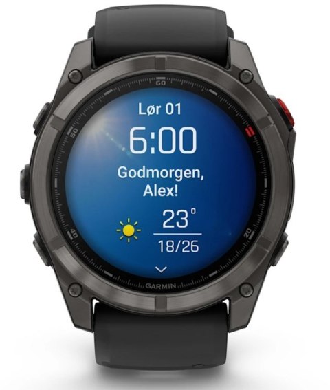 Zegarek Garmin Fenix 8, 51mm AMOLED czarny