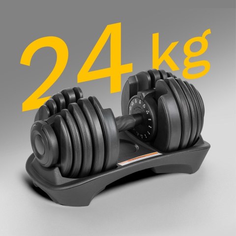Hantel żeliwny regulowany automat 24 kg REBEL ACTIVE (OUTLET)