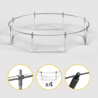 REBEL ACTIVE TRAMPOLINA PRO 10FT/305CM, SIATKA, DRABINKA RBA-8002