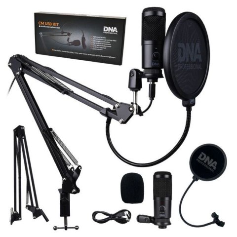 DNA CM USB KIT - Mikrofon pojemnościowy USB zestaw rozszerzony