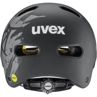 Kask rowerowy dziecięcy UVEX Kid 4 Style MIPS, dirt black matt