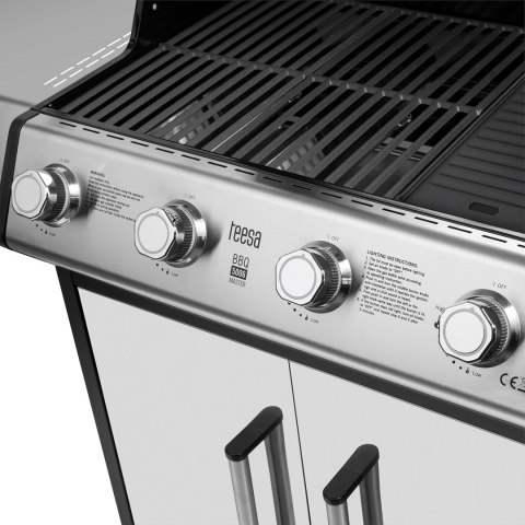 TEESA GRILL GAZOWY BBQ 5006 MASTER 5 PALNIKÓW - MIEJSCE NA BUTLĘ TSA0250